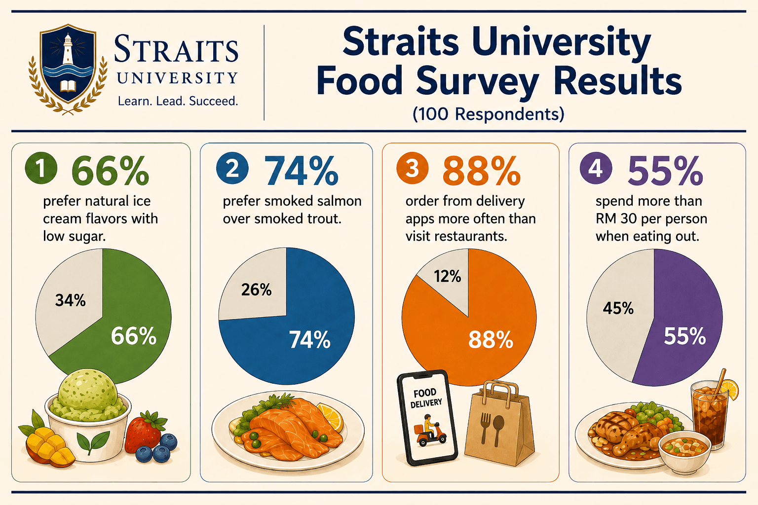 Straits University Food Survey Results